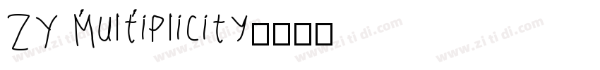 ZY Multiplicity字体转换